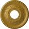 Ekena Millwork Palmetto Ceiling Medallion (Fits Canopies up to 4 7/8"), 12 1/8"OD x 3 1/2"ID x 1"P, Pharaohs Gold CM12PMPGS - alternate 1